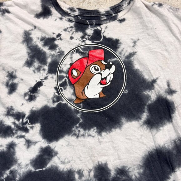 Buc-ee Beaver Tie Dye Snacks T-Shirt - Picture 3 of 6